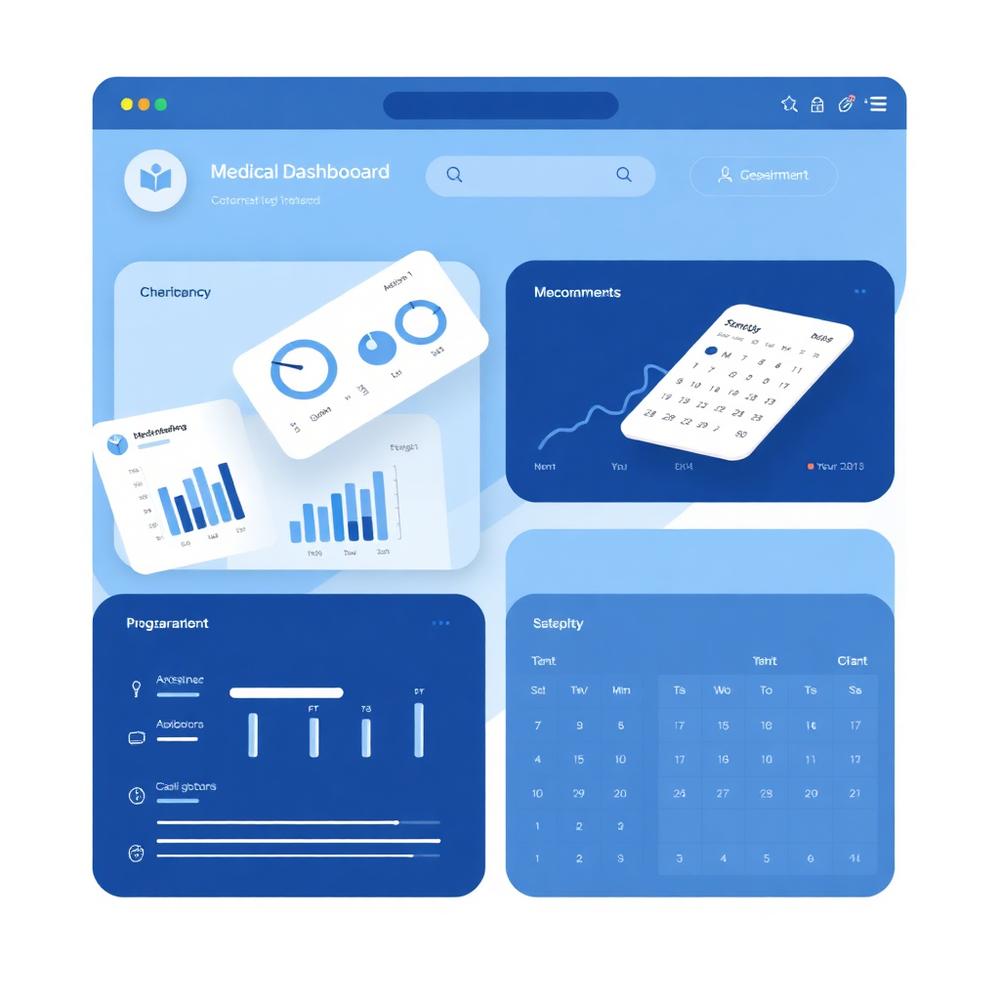 Interface ilustrativa do WM Clinical Hub